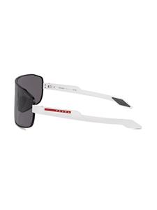 pradalinearossa Prada Linea Rossa Zonnebril met oversized montuur - Zwart
