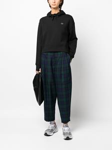 Lacoste Hoodie met geborduurd logo - Zwart