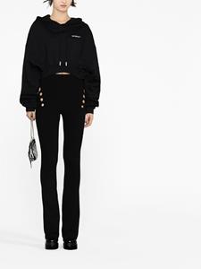 Off-White Hoodie met trekkoord - Zwart