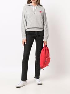 commedesgarçonsplay Comme Des Garçons Play Hoodie met patchdetail - Grijs