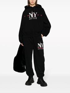 alexanderwang Alexander Wang Hoodie met logoprint - Zwart