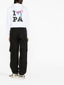 palmangels Palm Angels Hoodie met logoprint - Wit