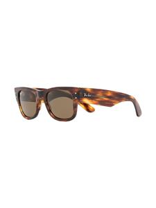 Ray-Ban Zonnebril met rechthoekig montuur - Bruin