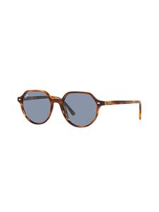 Ray-Ban Thalia zonnebril met rond montuur - Bruin