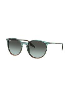 Ray-Ban Zonnebril met rond montuur - 1394GK Striped Blue & Green