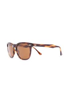 Ray-Ban Hawkeye zonnebril met vierkant montuur - Bruin