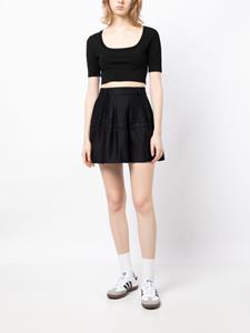 pearlygates PEARLY GATES Mini-rok met ceintuur - Zwart