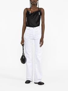 R13 Jeans met gebarsten effect - Wit