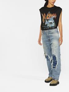 R13 Gerafelde jeans - Blauw