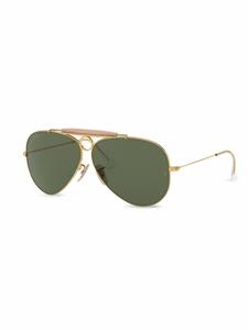 Ray-Ban Shooter zonnebril met piloten montuur - Goud
