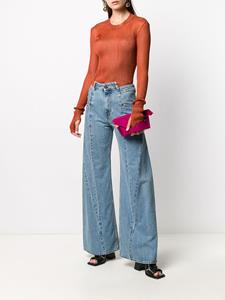 maisonmargiela Maison Margiela Jeans met wijde pijpen - Blauw