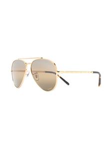 Ray-Ban Zonnebril met piloten montuur - Goud