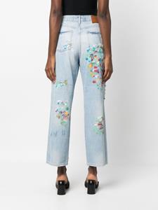 philippplein Philipp Plein Jeans met stras - Blauw