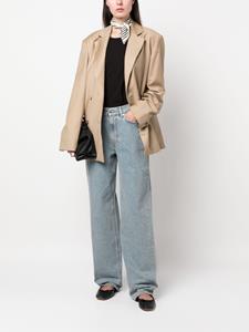 louloudesaison LouLou de Saison Jeans met wassing - Blauw