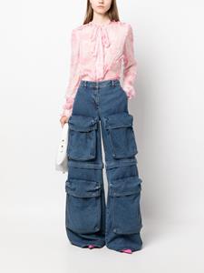 giuseppedimorabito Giuseppe Di Morabito Jeans met wijde pijpen - Blauw