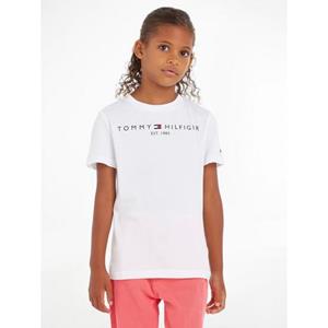 Tommy Hilfiger Shirt met ronde hals ESSENTIAL SWEATPANTS met tommy hilfiger logo-opschrift