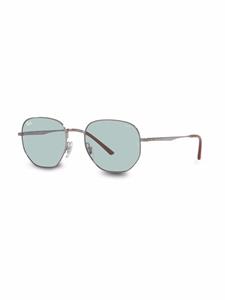 Ray-Ban Zonnebril met zeshoekig montuur - Grijs