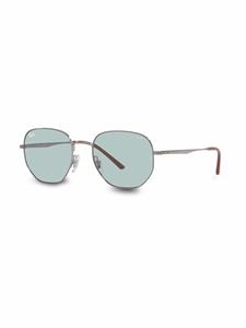 Ray-Ban Zonnebril met zeshoekig montuur - Blauw