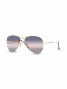 Ray-Ban Zonnebril met piloten montuur - Goud
