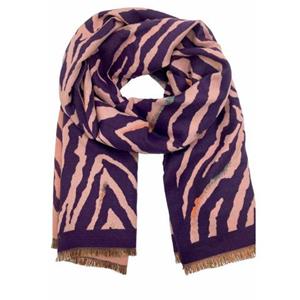 leslii Modeschal, Weicher Schal mit Zebra Muster