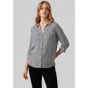 Vero Moda Blouse met lange mouwen VMBUMPY L/S SHIRT NEW WVN GA NOOS