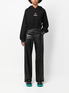 DSQUARED2 Cropped hoodie - Zwart
