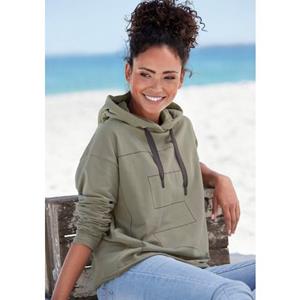 Elbsand Hoodie Dea hoodie met logo-opdruk aan de voorkant