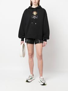 GCDS Hoodie met grafische print - Zwart