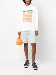 ladoublej La DoubleJ Hoodie met tekst - Wit