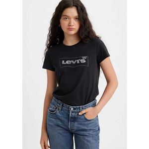 Levis Rundhalsshirt "THE PERFECT TEE", mit Logo im Metallic-Holo Print