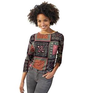 heine Shirt met ronde hals Gedessineerd shirt (1-delig)