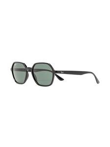 Ray-Ban RB4361 zonnebril met geometrisch montuur - Zwart