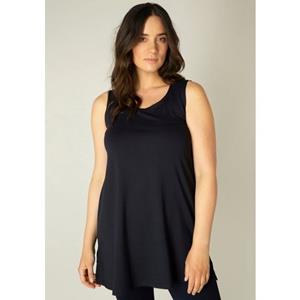 Base Level Curvy Longshirt "Abbigale", Leicht ausgestellte A-Form