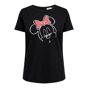 ONLY CARMAKOMA Rundhalsshirt "CARSLEEPYMICKEY LIFES/S LONG TEE LCS JRS"