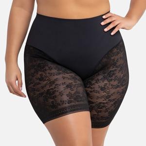 LA REDOUTE COLLECTIONS PLUS Steunende panty in microvezel en kant