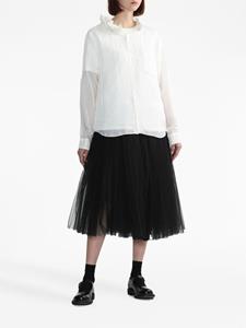 Black Comme Des Garçons High waist midi-rok - Zwart