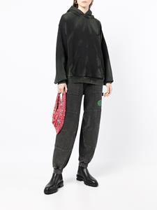 Alexander Wang Hoodie met acid-wassing - Groen