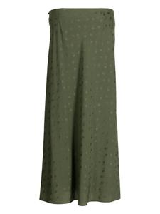 Veronica Beard Midi-rok met jacquard - Groen