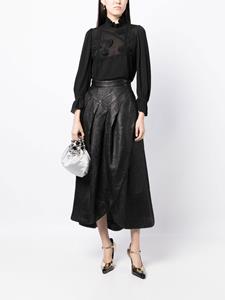shiatzychen SHIATZY CHEN Asymmetrische rok - Zwart