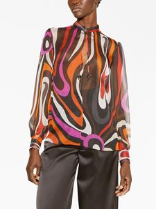 PUCCI Zijden blouse - Zwart