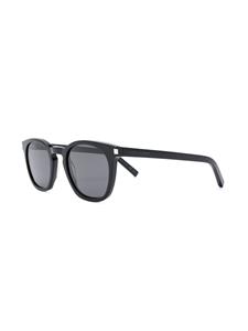 Saint Laurent Eyewear Zonnebril met rond montuur - Zwart