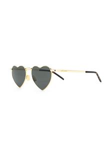 Saint Laurent Eyewear Zonnebril met hartvormig montuur - Goud