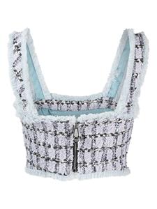 philippplein Philipp Plein Cropped top - Blauw