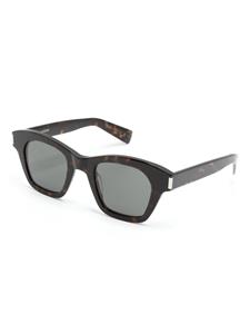 saintlaurenteyewear Saint Laurent Eyewear SL 592 zonnebril met vierkant montuur - Bruin