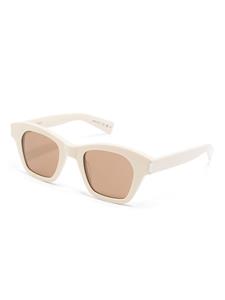 saintlaurenteyewear Saint Laurent Eyewear SL 592 zonnebril met vierkant montuur - Beige