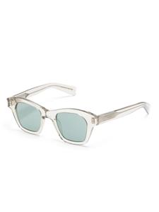 Saint Laurent Eyewear Zonnebril met vierkant montuur - Beige