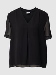 s.Oliver BLACK LABEL Shirtbluse, mit eingelegter Falte vorne