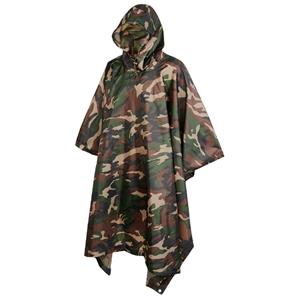 Brandit Ripstop Woodland One-Size Poncho