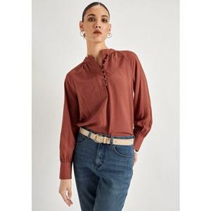 HECHTER PARIS Blouse met lange mouwen met knoopsluiting