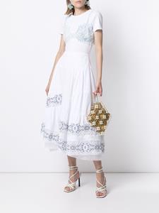 ermannoscervino Ermanno Scervino Rok met A-lijn - Wit